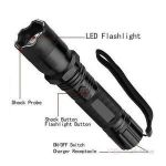 Electric 3 In 1 Rechargeable Self-Defense Shock Laser Pointer Torch