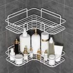 Triangular Punch free corner Bathroom Shelf storage rack /Organizer 