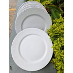 Ceramic 6-Piece Dinner Plate Set – Durable, Stylish & Easy to Clean Tableware