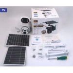 Intelligence 6MP 4G Dual Lens Intelligent Solar Energy PTZ With Sim Card Slot Outdoor Camera - ( With 2 Way Audio. Human Auto-Tracking, 6mp Resolutions)