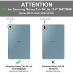product_image_name-Generic-Samsung Galaxy Tab S6 Lite Case with Keyboard 10.4 Inch 2022/2020 Model (SM-P610/P613/P615/P619), Detachable Wireless Bluetooth Keyboard, Soft TPU/Smart Folio Cover Support S Pen Charging, Black-2