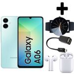 product_image_name-Samsung-Galaxy A06, 6.7", 64GB + 4GB RAM (Dual SIM), 5000mAh, Blue+Otg+Web Watch+Earpods-1