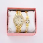 product_image_name-Fashion-2025 new ladies dating waterproof party gift High-end watch + bracelet 2-piece set-1