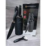 product_image_name-Generic-8-Piece Knife Set with Speckled Block & Peeler – Black-2