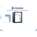 Premier Glass Door Beverage Fridge 65L Compact Display Refrigerator