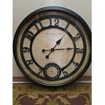 product_image_name-Generic-Glass wooden wall art frame clock -4