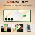 product_image_name-Generic-Electroplated Clear MagSafe Case with Camera Lens Protector for Samsung Galaxy A24 - Green-3