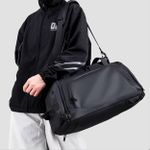 product_image_name-Generic-Waterproof Duffel Bag with Shoe Compartment & Backpack Straps-1