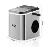 product_image_name-RAF-Ice Maker, Portable Ice Cube Maker Self-Cleaning, 2 Sizes Of Bullet Ice-2