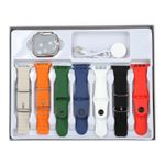 product_image_name-Crown-AZ200 Smartwatch – Bluetooth Calling, Fitness & Multi-Accessory Set-3