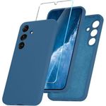 product_image_name-Generic-For Samsung Galaxy S24 FE Phone Case/cover Liquid Silicone, All side shockproof Thin Slim Soft Rubber Gel Matte TPU-1