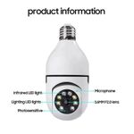 product_image_name-Generic-Wireless PTZ WiFi Camera with E27 Socket & Motion Detection-2