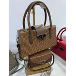 product_image_name-Fashion-2 in 1 Houndstooth pattern handbag and matching shoulder bag set.-1