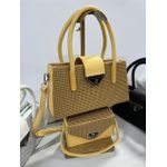 product_image_name-Fashion-2 in 1 Houndstooth pattern handbag and matching shoulder bag set.-4