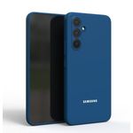 product_image_name-Samsung-Galaxy A25 5G Blue Original Liquid Silicone phone case/cover-2