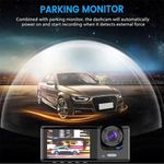 Black Box Traffic Recorder Dash Cam for Vehicle: Super HD 1080P. 3 Camera, Motion Detection, G-Sensor Dashcam, DVRCamera for Car