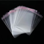 product_image_name-Generic-Small Self-Adhesive Thick Transparent Plastic Bag Clear 100-2