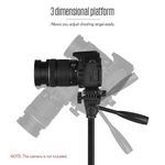 product_image_name-Generic-3366 Aluminum Tripod (55-Inch), Universal Lightweight Tripod with Mobile Phone Holder Mount & Carry Bag for All Smart Phones, Gopro, Cameras 1.4m-5