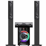 Amtec AM-822 3.1 CH Tallboy Home Theater USB/bluetooth/Aux input multimedia Speaker System Subwoofer  Super Bass  20,000W PMPO