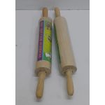 product_image_name-Generic-Wooden Chapati Rolling Pin with Handles For Baking,Pastry roller,Bread, and Cookies-3