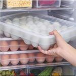 product_image_name-Generic-34-Grid Egg Organizer Tray - Stackable Fridge Egg Holder Container with Lid-3