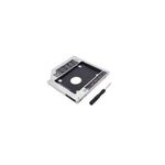 product_image_name-Generic-Aluminum Second HDD Caddy 9.5mm SATA III 3.0 For 2.5" SSD Case Hard Disk Bracket For Notebook CD-ROM OptiBay-1