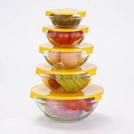 product_image_name-Generic-5 piece Glass Bowls Set  Blue, Red, Green, Yellow-1