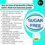 product_image_name-Mama Earth-Monk Fruit Sweetener Powder- Zero Calories,Diabetic & Keto-Friendly,No Bitter Aftertaste-2