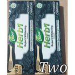 Dabur Herb'l 2 In 1 Expert Whitening Activated Charcoal Toothpaste nk