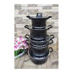 Bosch 10 Pcs Granite Non-Stick CookWare Set Pots Sufuria -Black