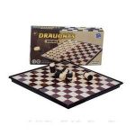 Family Magnetic Draught Board Game Riddle Game