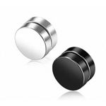 product_image_name-Fashion- Black Magnetic Non-piercing Stud -3