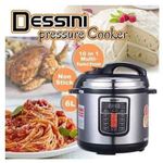 Dessini  6L Multifunctional Electric Pressure Cooker With Timer 