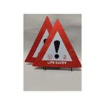 Emergency 2 Pcs Car Triangle Life Saver Hazard Sign