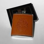 product_image_name-Generic-Stainless Steel Wine Pot PU Leather Surface Hip Flask Portable Travel Whiskey Alcohol Bottle Liquor Bottle Small Mini Bottle Hip Flask-6