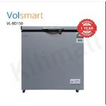 VOLSMART 150L Vertical Chest Freezer VL-BD150 Single Flip Drain Freezer Energy-saving Freezer Fast Cooling Refrigerator