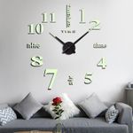 product_image_name-Generic-Night Light DIY Digital Wall Clock Living Room Decoration Silent Clock-5
