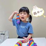 product_image_name-Generic-1 Pcs 14.5cm Colorful Caterpillar Toy – Bendable Wiggle Worm, Sensory Fidget For Toddlers & Kids (Boys & Girls), Rainbow Colors -3