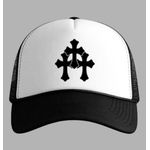 product_image_name-Fashion-Triple Cross White Trucker Cap-1