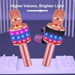 product_image_name-Generic-Bluetooth Karaoke Microphone – Built-In Speaker with Echo & LED Lights-3