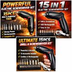 product_image_name-Generic-Rechargeable Cordless Electric Screwdriver Drill – 15PCS Multi Purpose Tool Kit with Bits & USB Cable-6