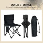 product_image_name-Generic-Foldable Metallic Frame Waterproof Canvas Camping Chair – Heavy-Duty Outdoor Seat with Back Support for Travel, Hiking, Fishing & Garden Use-1