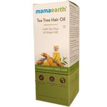 Mamaearth Tea Tree Hair Oil For Dandruff Free Scalp With Ginger Oil          ,