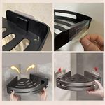product_image_name-Generic-Corner Shower Caddy Adhesive Bathroom Shelf Wall Mounted Shower Organizer-5