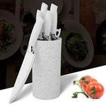 product_image_name-Generic-8-Piece Knife Set with Speckled Block & Peeler – White-3