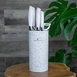 product_image_name-Generic-8-Piece Knife Set with Speckled Block & Peeler – White-4