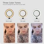 product_image_name-Generic-QX-360 14-Inch LED Ring Light USB Powered Adjustable Lighting for Content Creators & Vloggers-3