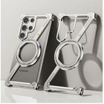 product_image_name-Generic-Samsung Galaxy S22 Grey Skin Touch Ultra-Slim Magnetic Protective Phone Case, Luxurious Matte Finish Shock-Resistant Lightweight Wireless Charging Compatible-2