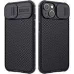 product_image_name-Generic-Nillkin CamShield Pro Cover Case for iPhone 14, Shockproof Anti-Scratch Protective Case with Sliding Camera Cover, Soft TPU + Hard PC Hybrid Back – Black-4