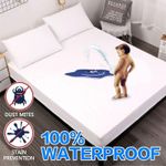 product_image_name-Generic-Classic White Waterproof Mattress Guard Quilted Comfort-8